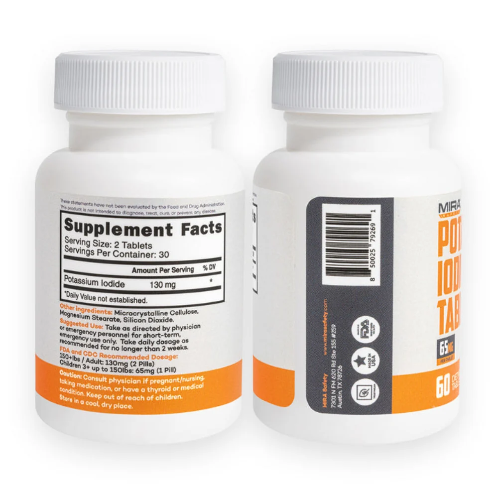 MIRA Safety Potassium Iodide Tablets 2