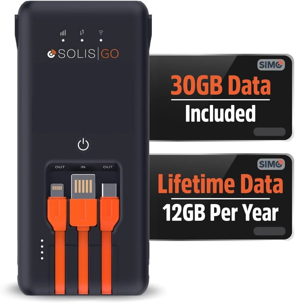 Solis Go Hotspot and Power Bank