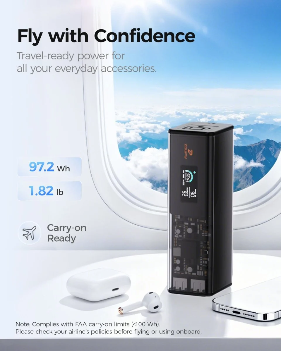 Zoupw K1S Power Bank with AC Outlet 3