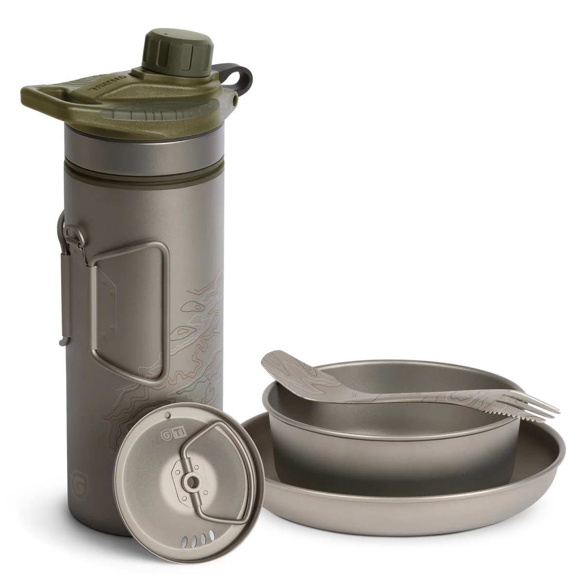 GRAYL GeoPress Ti and Dining Set Bundle 3
