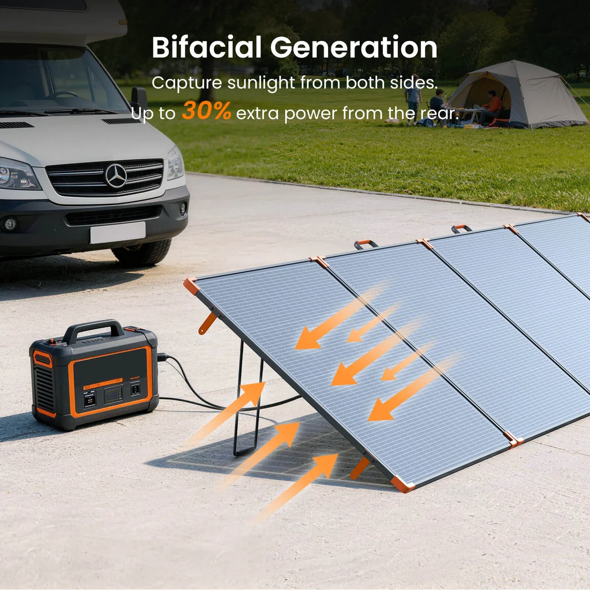 Zoupw 430 W Bifacial Folding Panel 3
