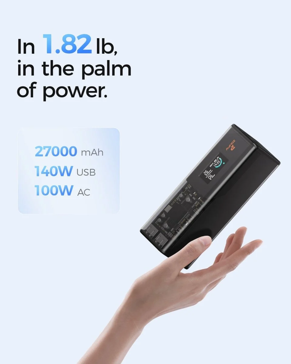 Zoupw K1S Power Bank with AC Outlet 2