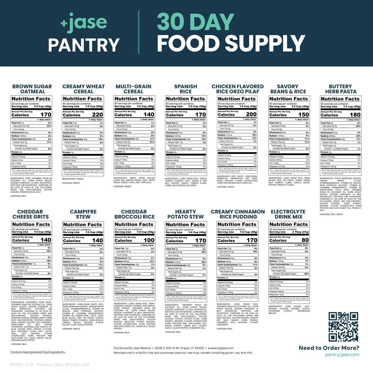 JasePantry 30-Day Emergency Food Supply 4