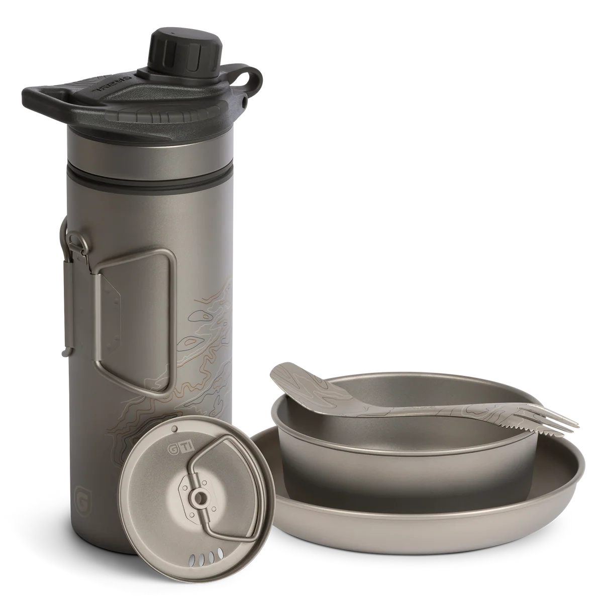 GRAYL GeoPress Ti and Dining Set Bundle