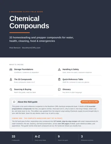 Cover of Chemical Compounds Field Guide