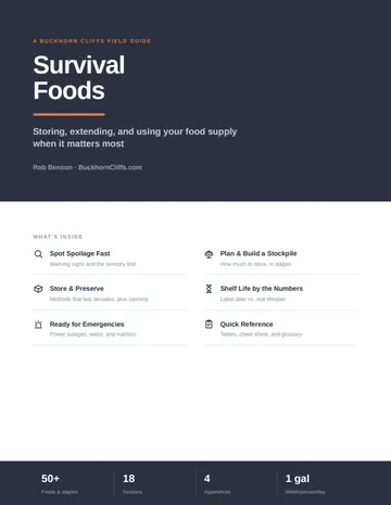 Cover of Survival Foods Field Guide