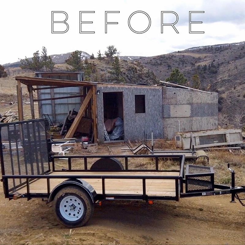 Dirty Shed Before Barn Build