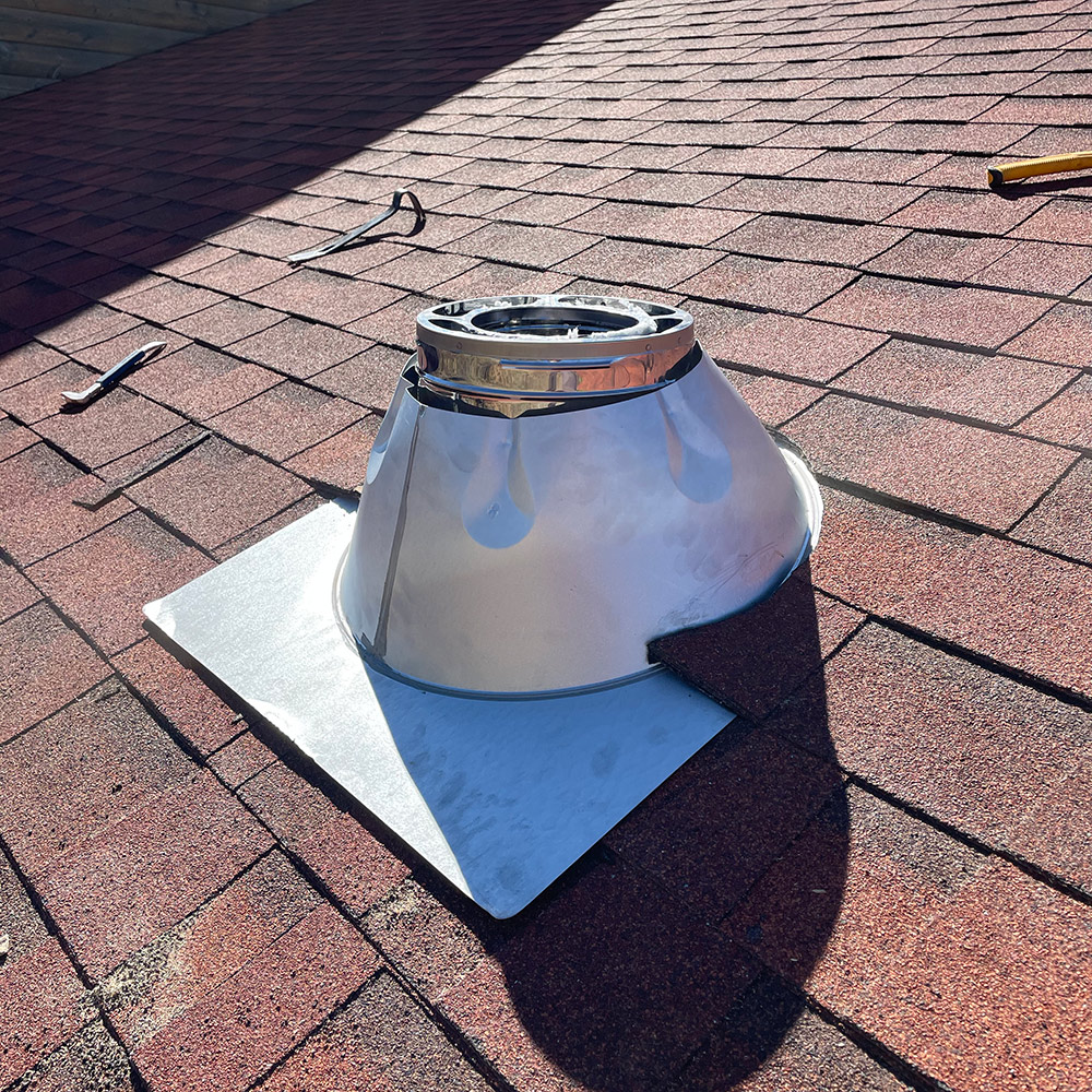 Checking Fitment of First Stove Pipe