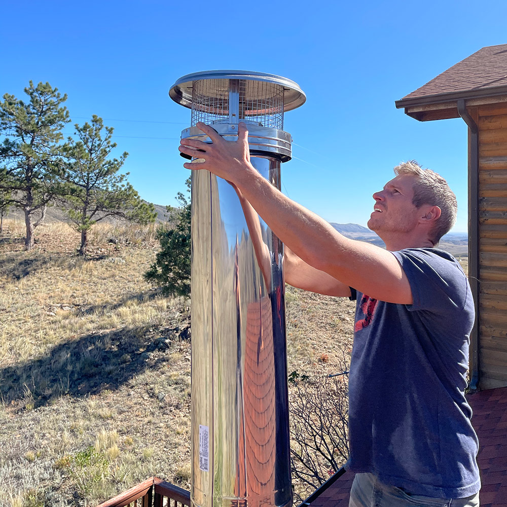 Connecting Chimney Cap