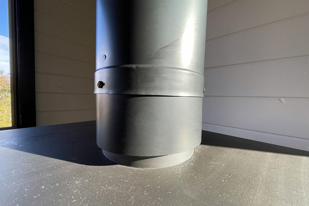 DVL Adapter to Double Wall Stove Pipe