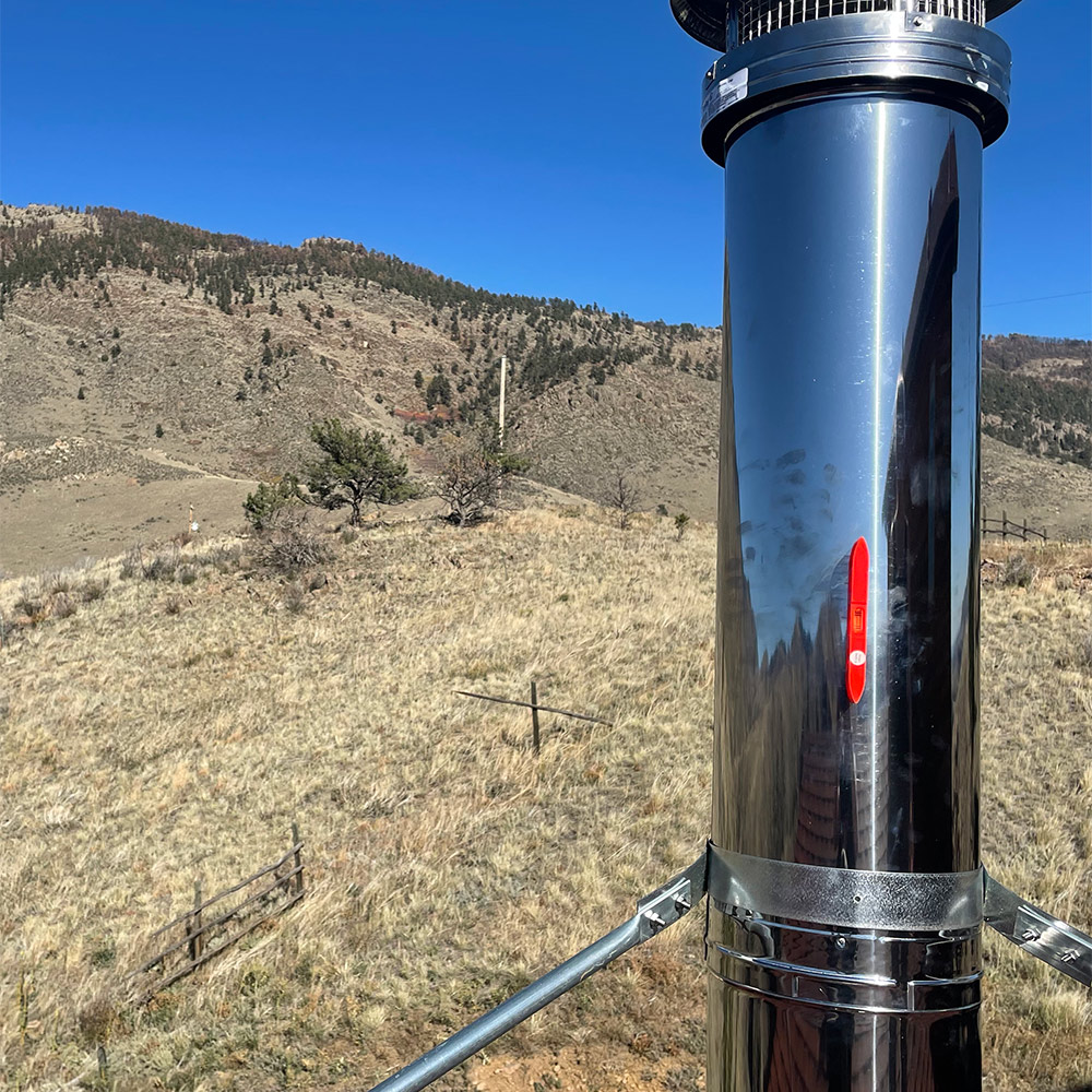 Leveling Stainless Steel Chimney Pipe