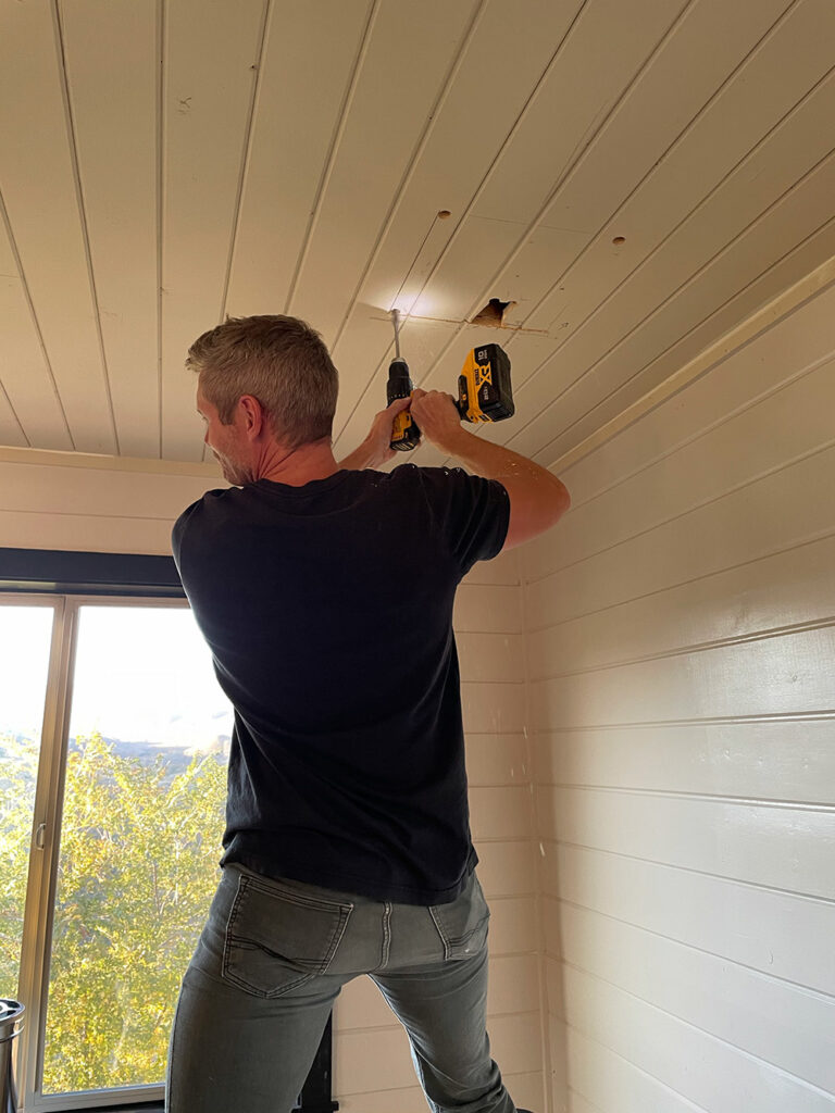 Prepping Ceiling for Ceiling Support Box