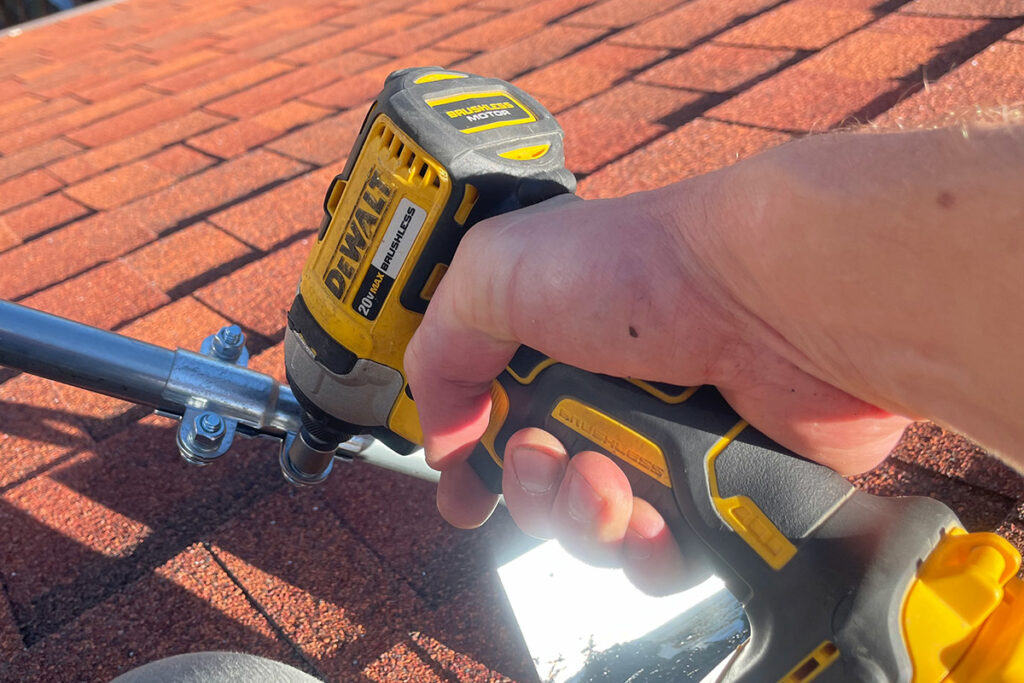 Securing Roof Bracket Extension