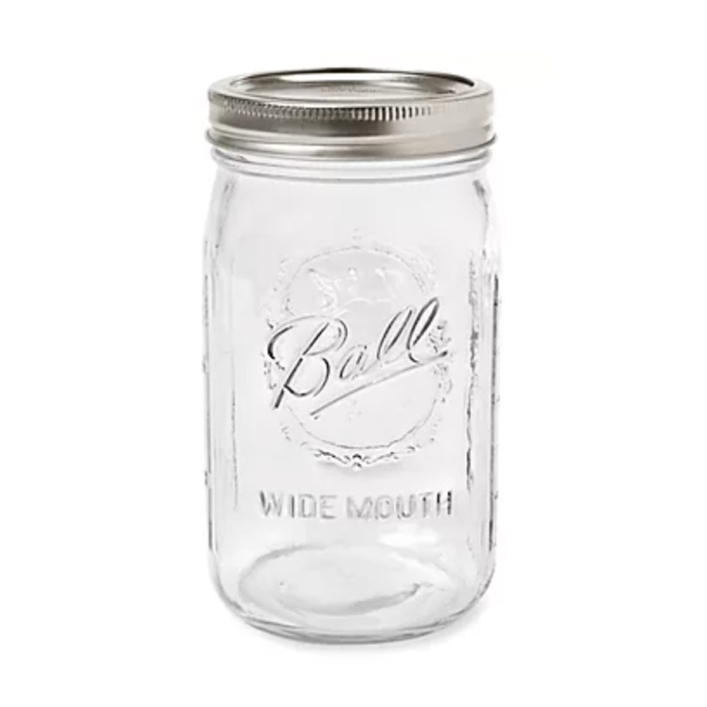 32oz Wide Mouth Mason Jar