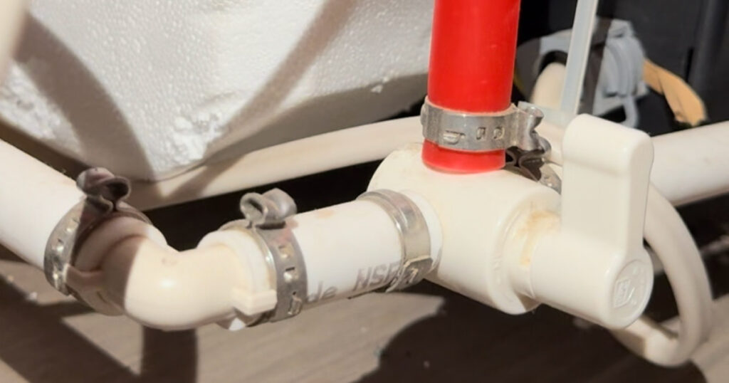 Set the Hot Water Tank to Bypass Mode