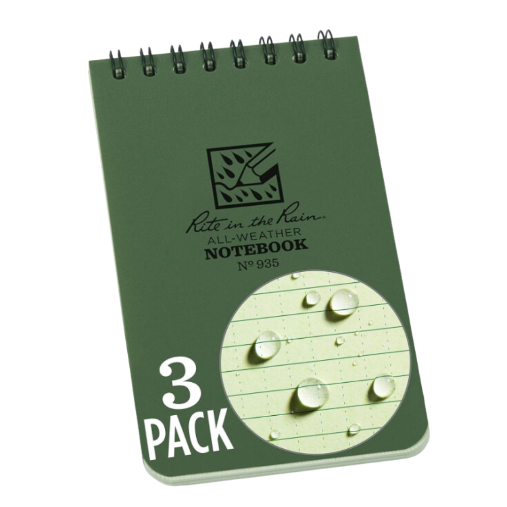 Waterproof notebook