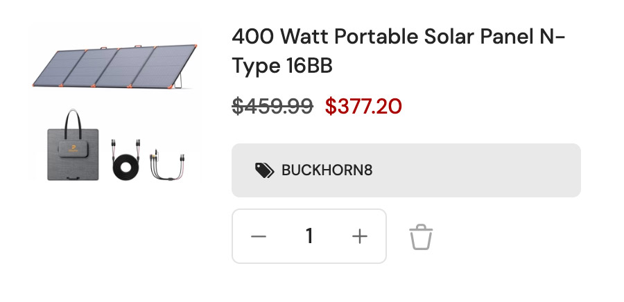 solar discount