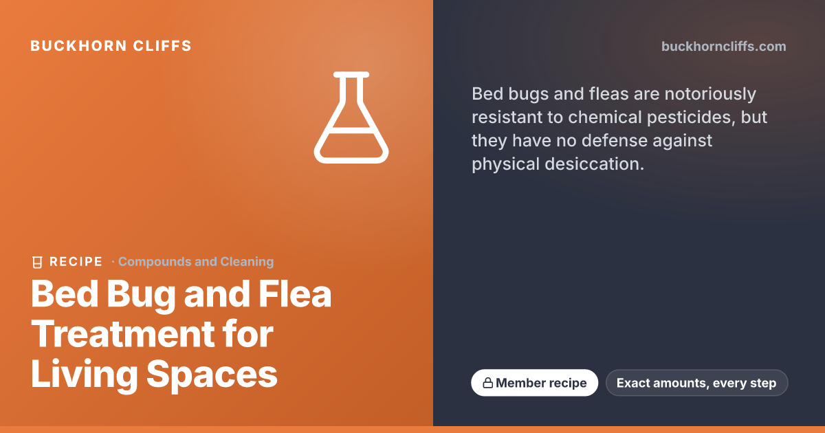 Bed Bug and Flea Treatment for Living Spaces
