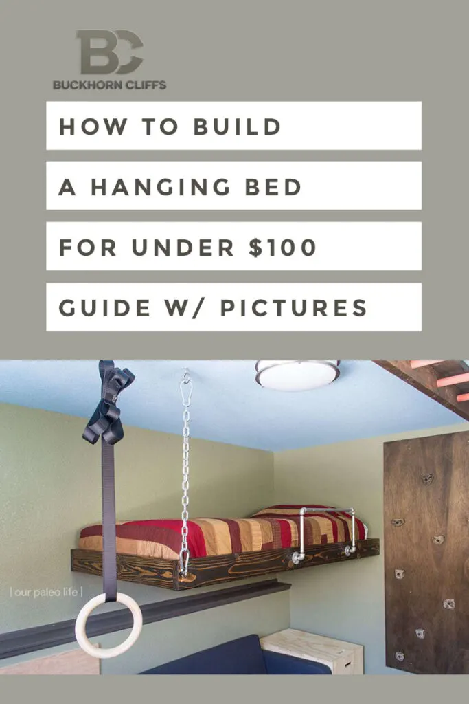 How to build a hanging bed for under $100