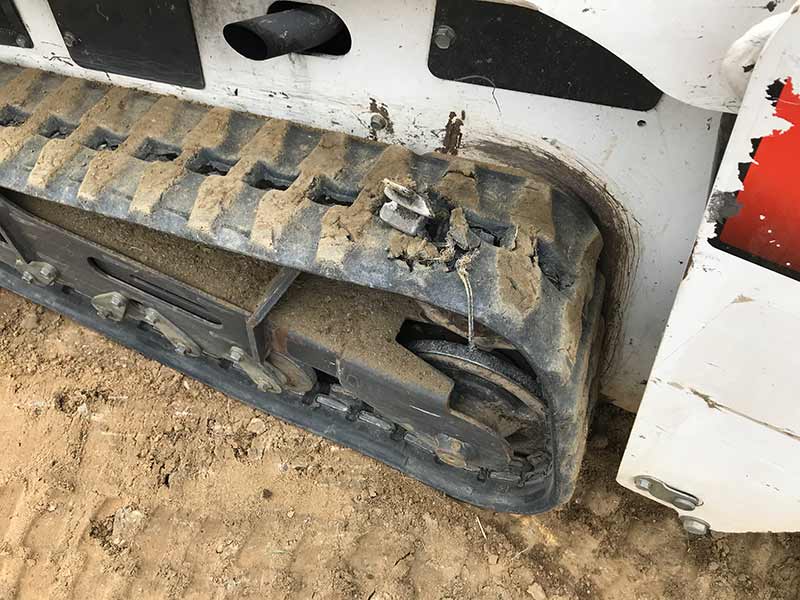 Broken Skid Steer