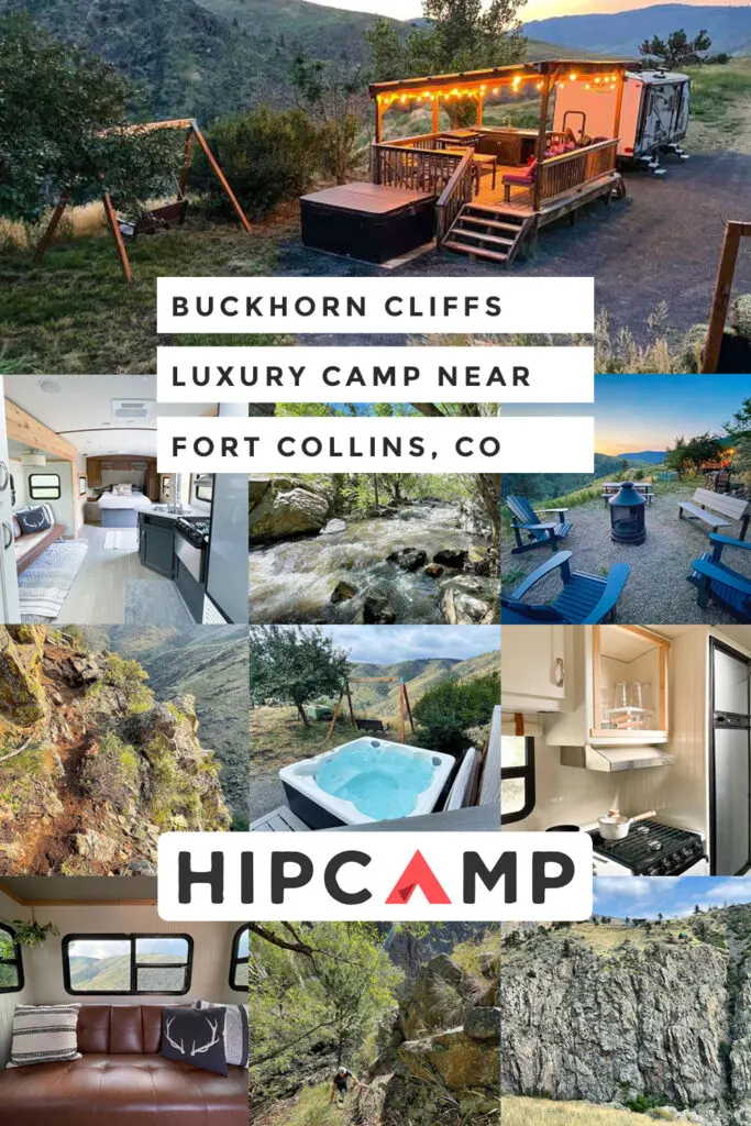 Buckhorn Cliffs Luxury HipCamp Fort Collins Colorado
