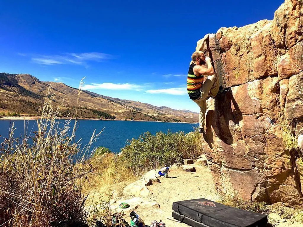 Climbing in Rotary Park