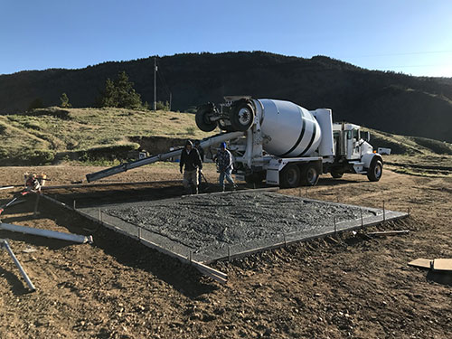 Concrete Pour and Prep