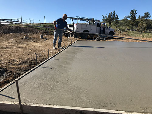 Concrete for Barn Finish