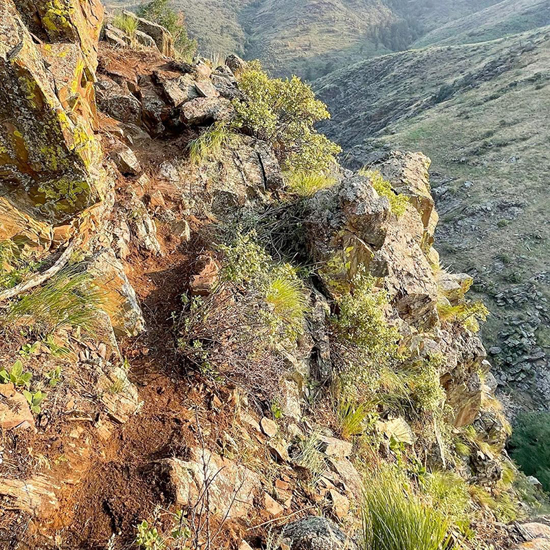 Hiking at Buckhorn Cliffs