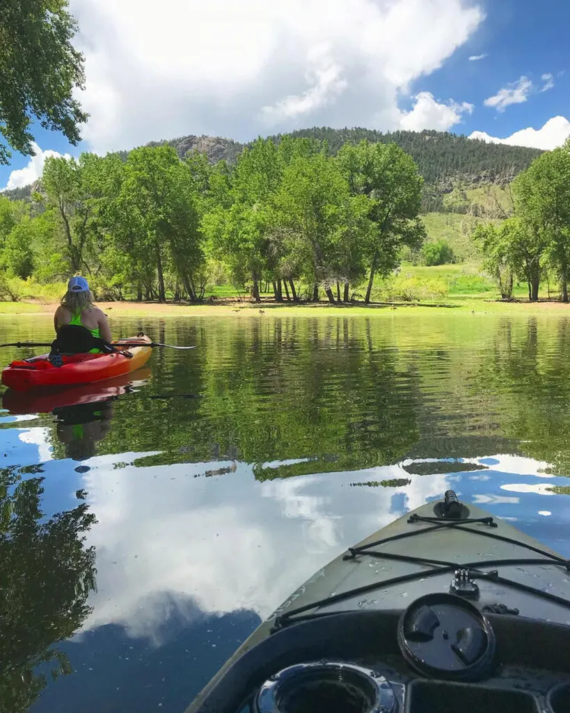 Kayaking Horsetooth Reservoir