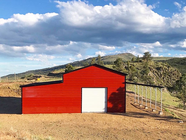 Metal Barn Front