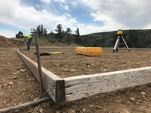 Prepping the Concrete Slab