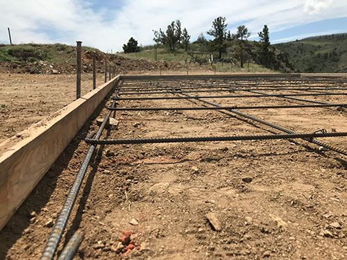 Rebar Prep for Barn Foundation