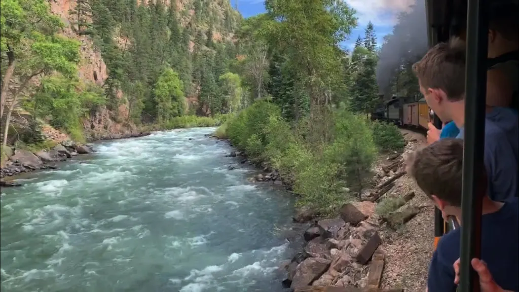 Taking the Durango Train to Hiking