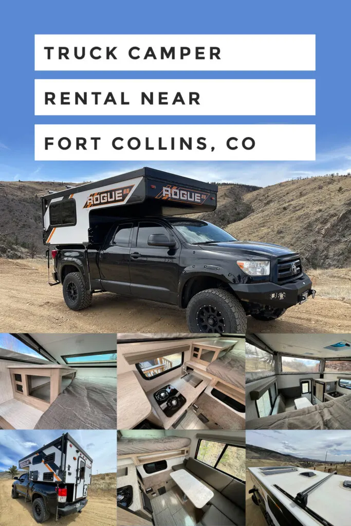 Truck Camper Rental Near Fort Collins Colorado