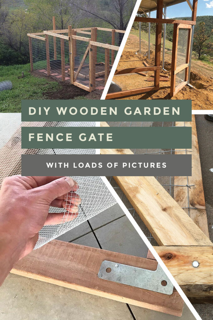 DIY Wooden Garden Fence Gate