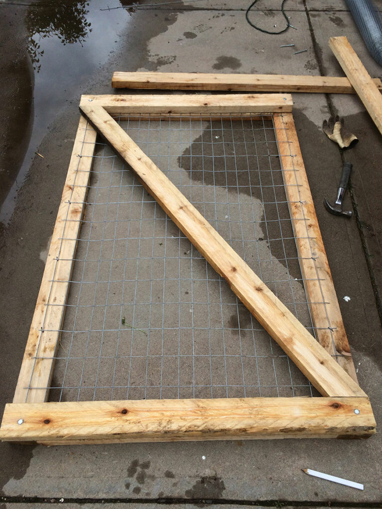 Diy door gate best sale