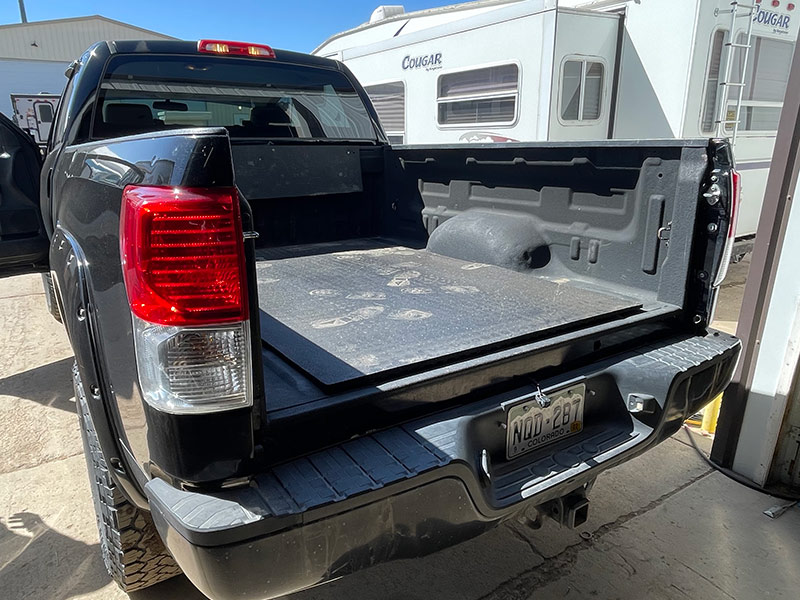 Truck Camper Bed Protection