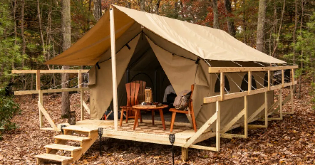 Glamping 2024 wall tent