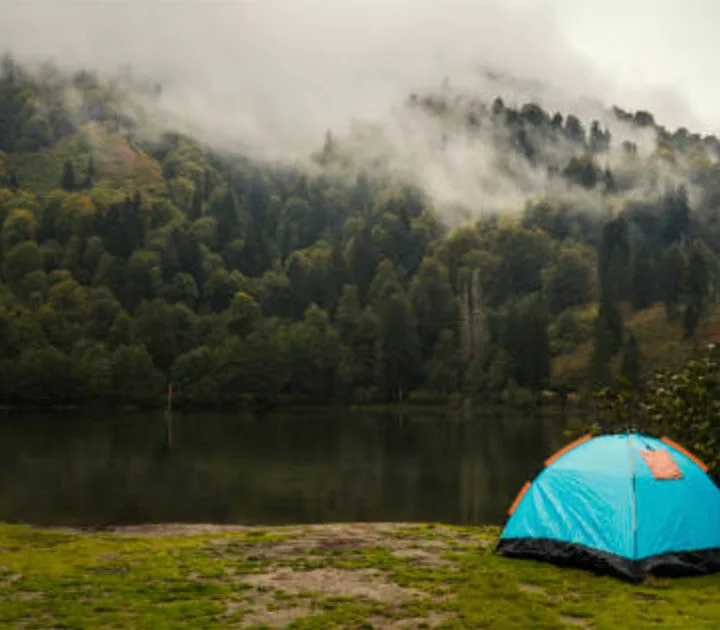 Camping in the Rain