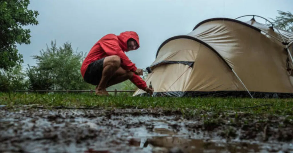 Set Up Your Tent in the Rain