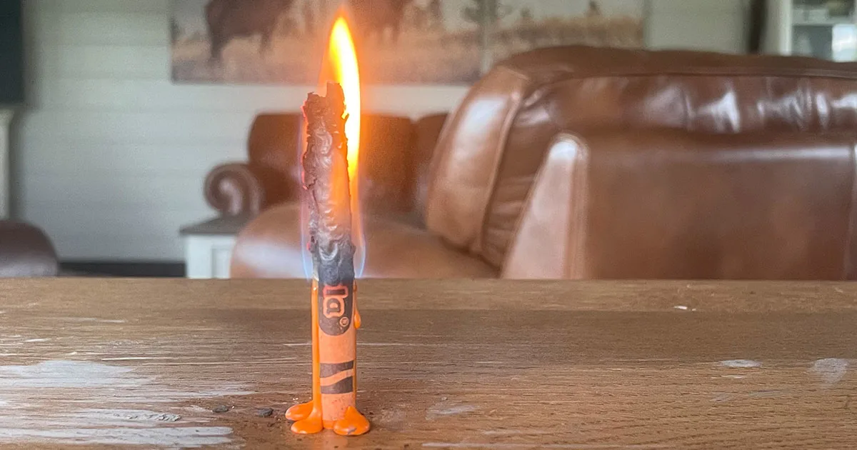 Crayon Candle
