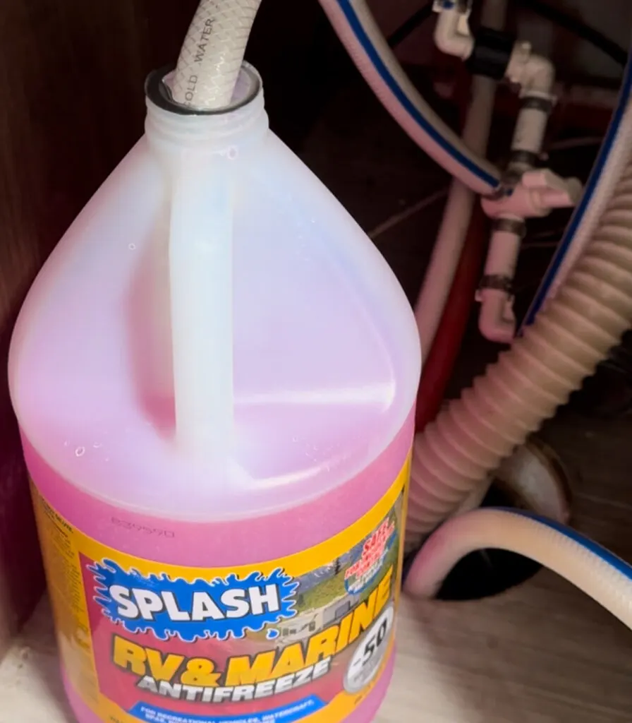 Bypass Fresh Water and Connect to Antifreeze