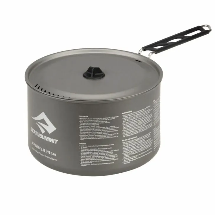 Lightweight Aluminum Camping Cook Pot
