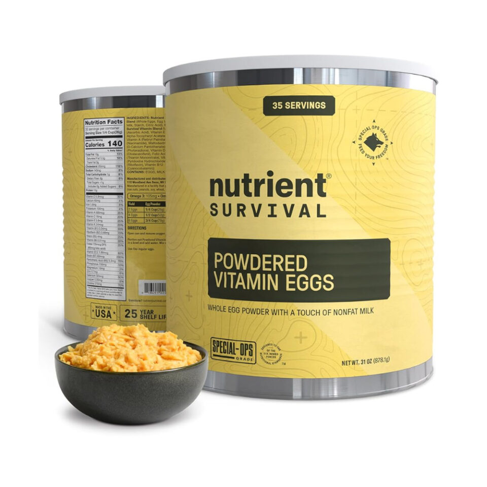 Nutrient Survival Powdered Vitamin Eggs Rich in Protein & Nutrients