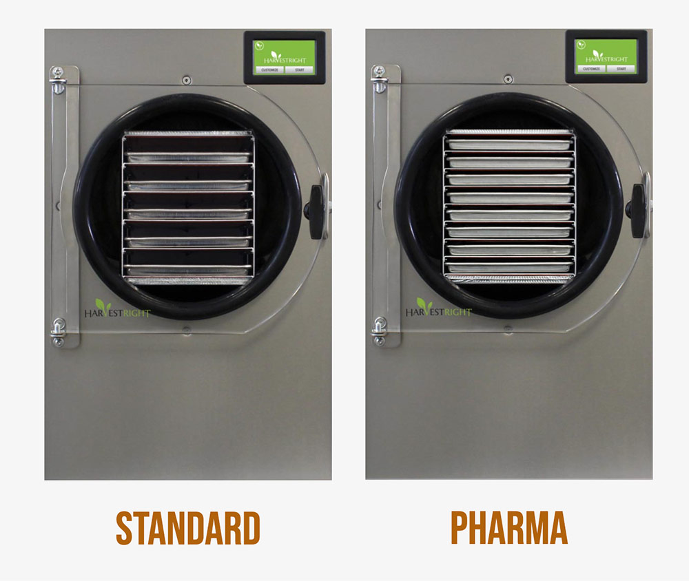 Standard vs Pharma Freeze Dryer