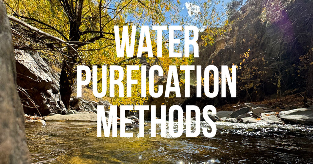 Water Purification Methods