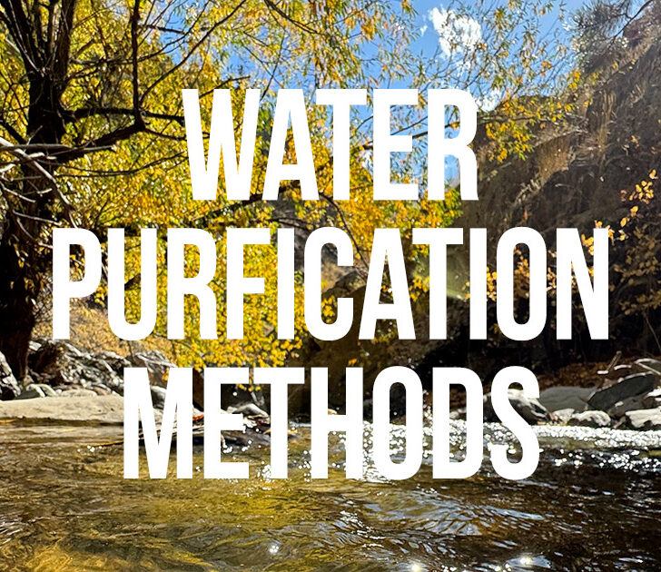 Water Purification Methods