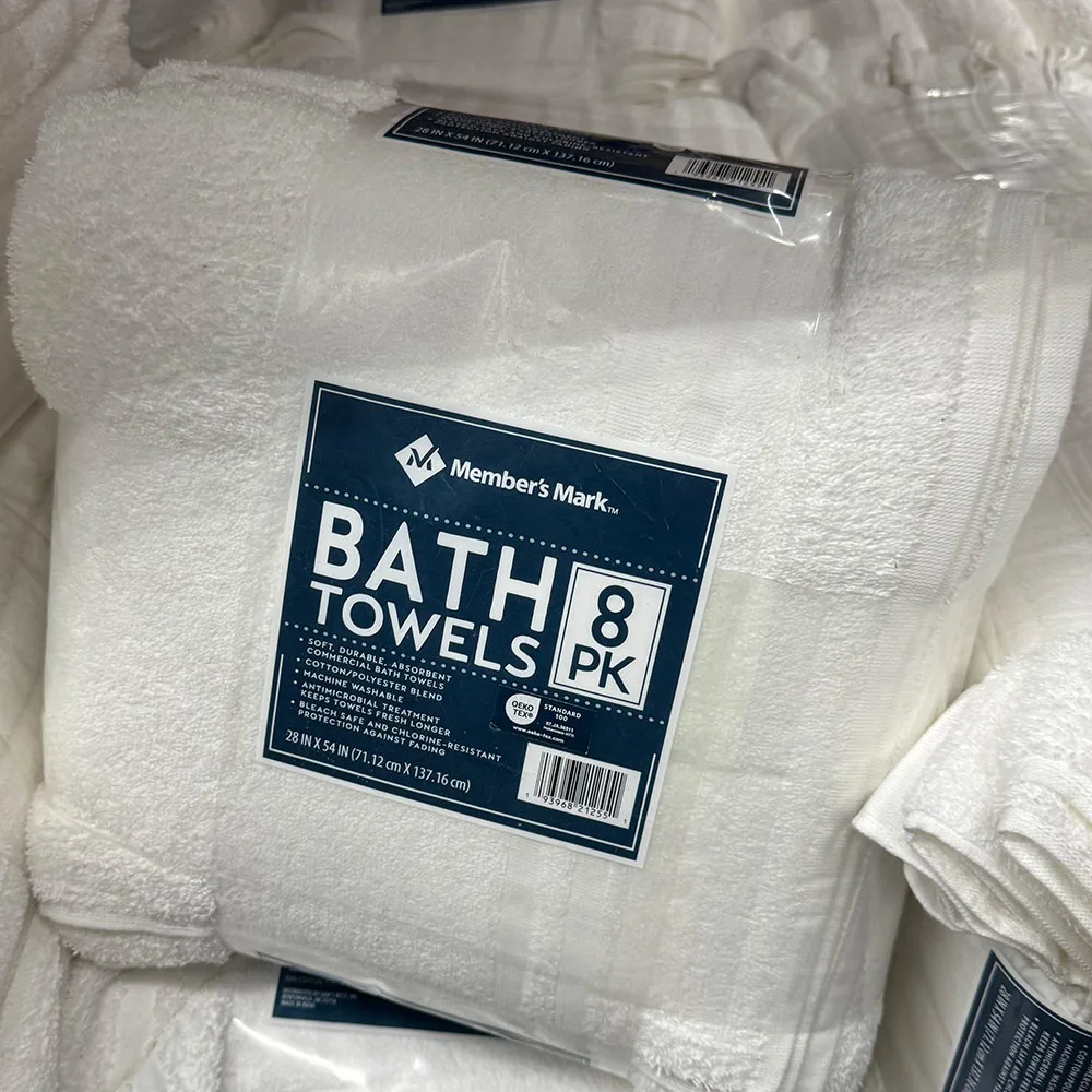 8 pack Bath Towels