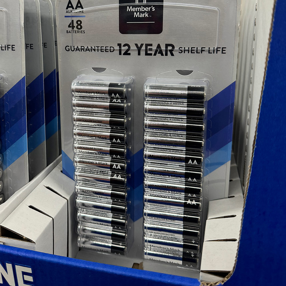 Member's Mark Alkaline AAA Batteries (48 Pack)